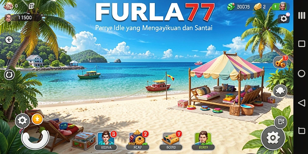 Screenshot menampilkan gameplay FURLA77 yang menyenangkan.