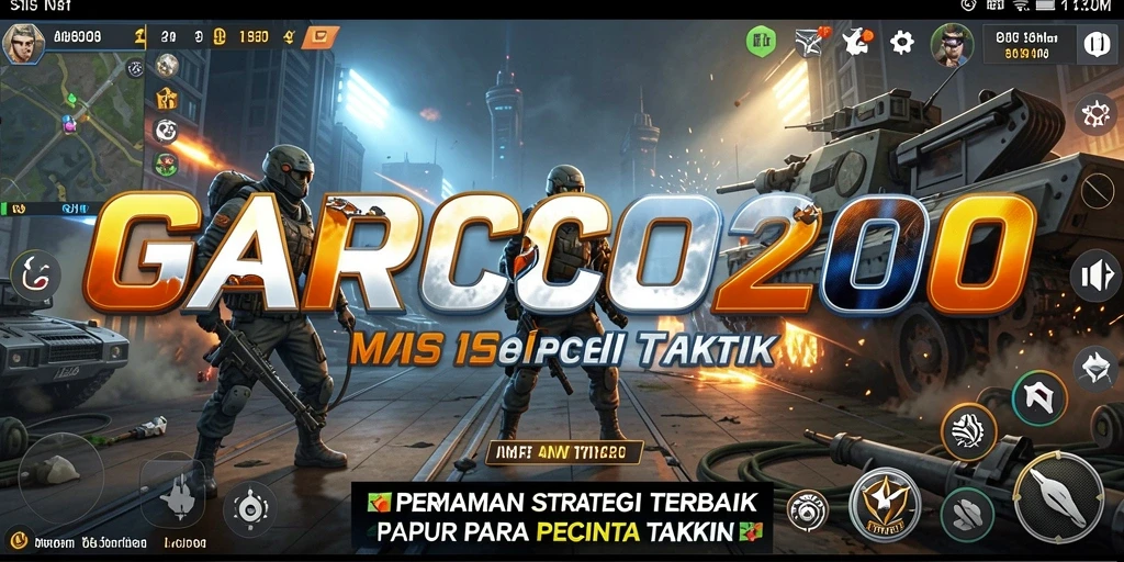 Tampilan gameplay GARCO200 yang mendebarkan dan penuh strategi.