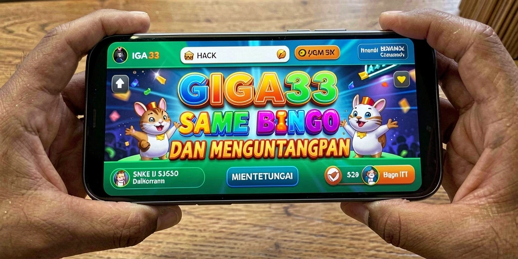 Tampilan gameplay seru pada GIGA33 dengan momen menarik dalam permainan Bingo.