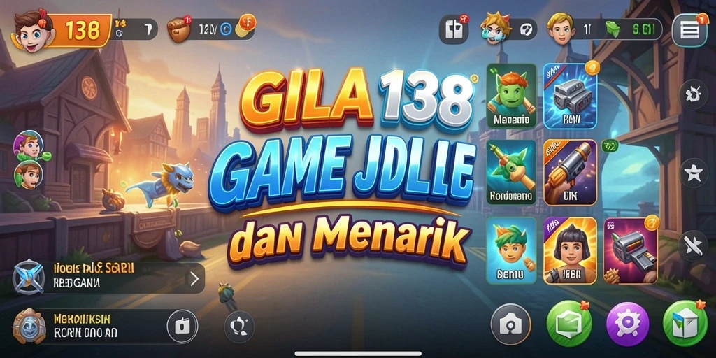 Tampilan menarik dari gameplay GILA138 yang penuh warna dan aktivitas.
