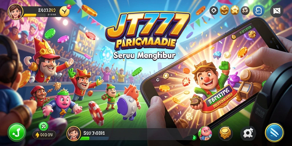 Tampilan gameplay yang seru dan penuh aksi di JT777.