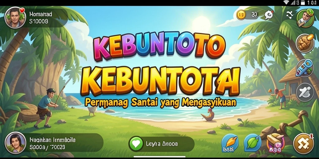 Tangkapan layar KEBUNTOTO menampilkan keseruan gameplay yang menarik.