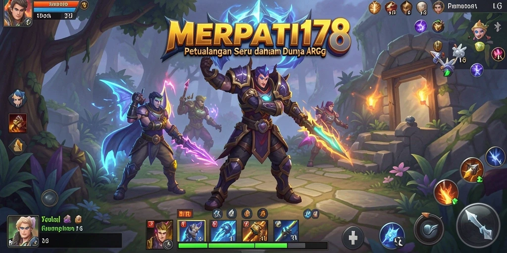 Tangkapan layar gameplay MERPATI178 menampilkan aksi epik dalam pertarungan ARPG.