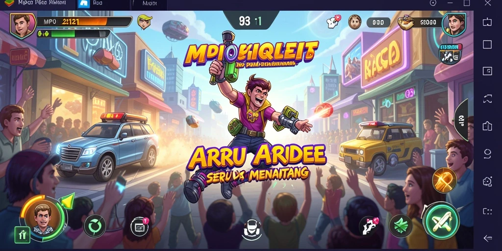 Tangkapan layar MPO2121 menunjukkan aksi gameplay yang dinamis dan penuh tantangan.