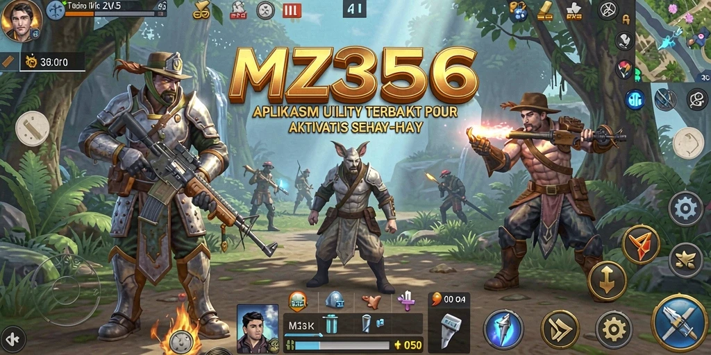 Tampilan utama MZ356 dengan fitur utilitasnya yang intuitif.