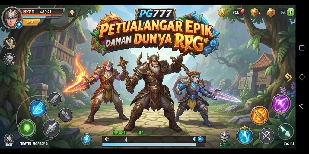 Tampilan gameplay menakjubkan dengan aksi RPG yang seru.