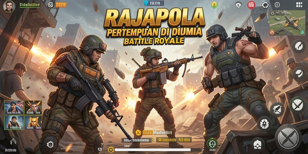 Tangkapan layar menampilkan aksi pertempuran seru di RAJAPOLA.
