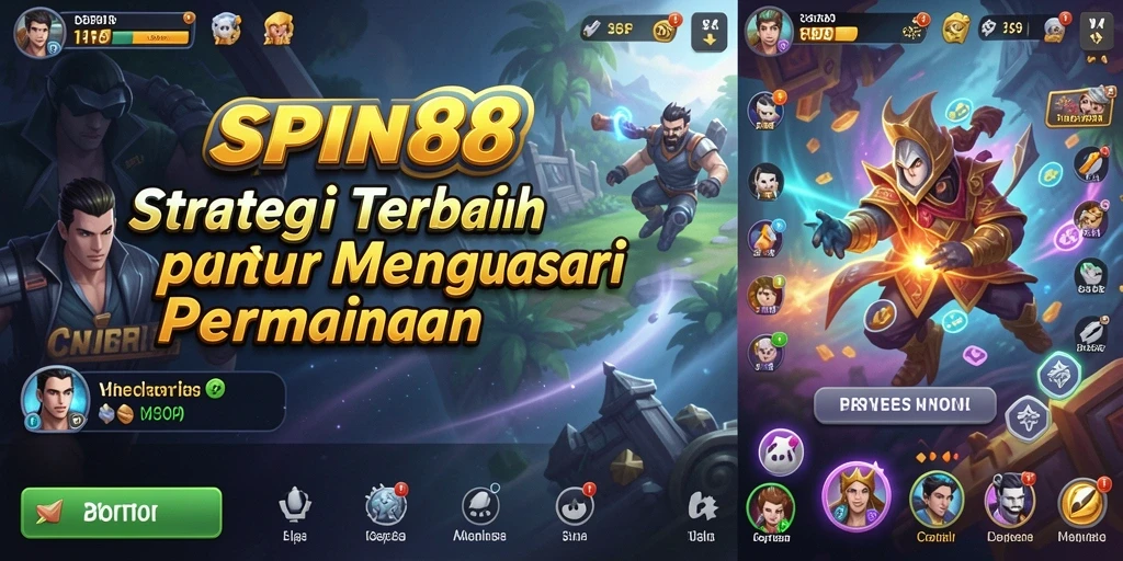 Tangkapan layar utama SPIN88 menampilkan intensitas gameplay strategi.