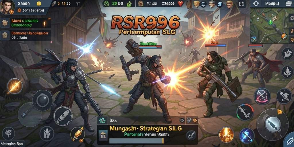 Tampilan gameplay SR996 yang menegangkan dan strategis dalam pertempuran.