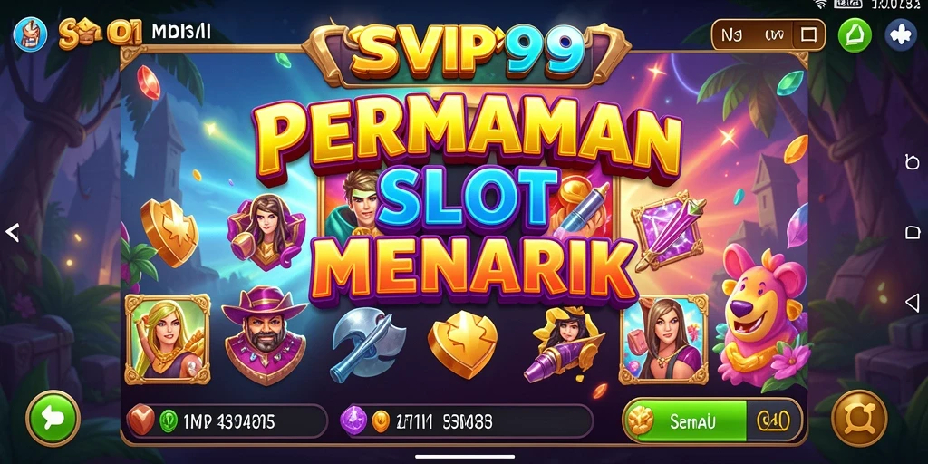 Tampilan gameplay SVIP9 yang menarik dengan efek visual memukau.